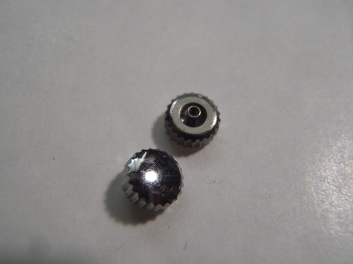 PIÈCE MONTRE COURONNE DE REMONTOIR étanche chromée