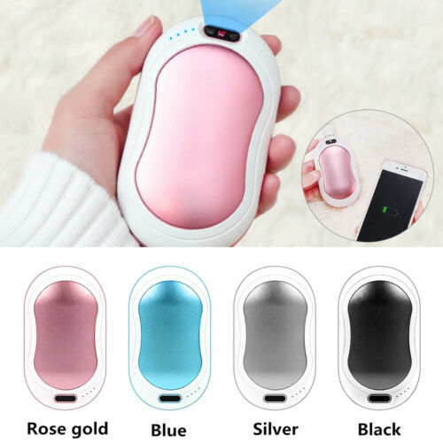 10000mAh 4 in 1 USB Rechargeable Hand Warmer Power Bank Massage Rapidly Heat ah8