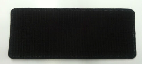 TACTICAL OFFICER EMBRIDERY PATCH 4X10 AND 2X5  hook on back black