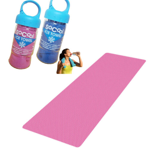 Instant de refroidissement serviette Sports Gym Serviette Séchage Sweat Pets Baby Absorbent Dry /& Case