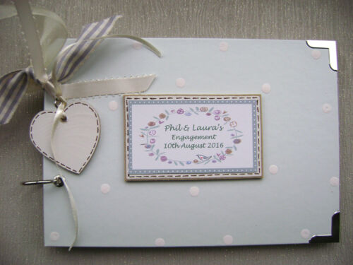 PERSONALISED  ENGAGEMENT   A5  SIZE PHOTO ALBUM/SCRAPBOOK/MEMORY BOOK. 