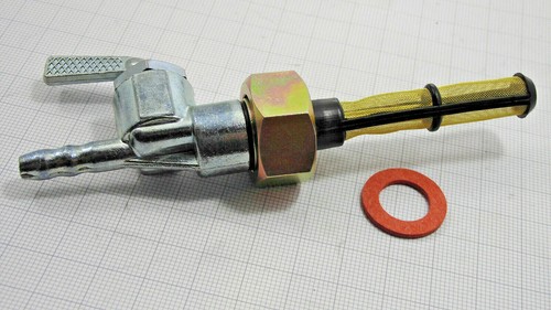 solide Qualität Benzinhahn M22x1 Motorrad gerade fuel tap petcock