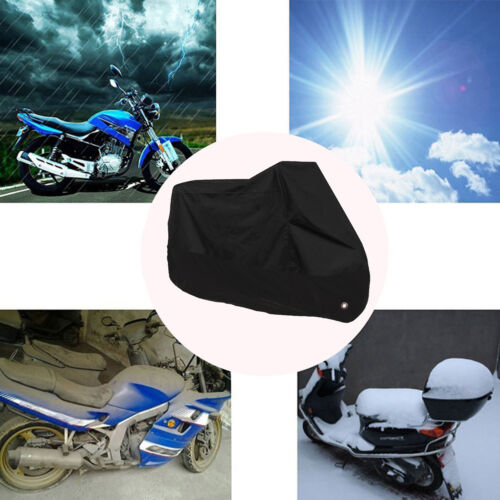 Bike Motorcycle Cover M Waterproof Outdoor Rain UV Protector Motorbike M Black 