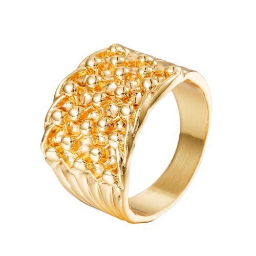 ALLOY KEEPER RING GOLD TONE