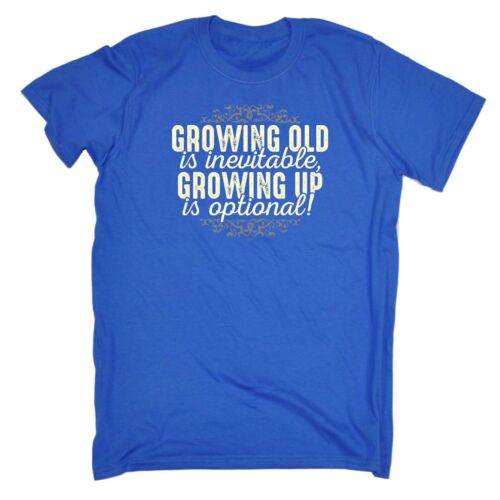 Growing Old Is Inevitable Details about  / Funny Novelty T-Shirt Mens tee TShirt