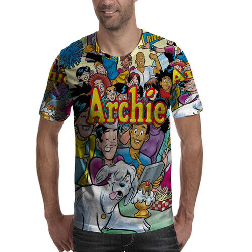 XXL M XL XXXL Fullprint Tshirt Archie Comics New Men's Tshirt Size S L 
