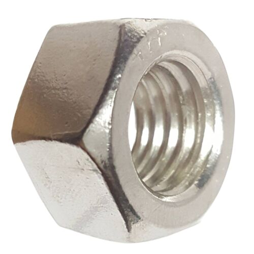 7//8-14 Hex Nut Stainless Steel Grade 18-8 Full Finished Qty 10