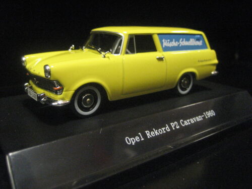 Opel Rekord P2 Caravan 1960 /"Wäscherei/" gelb 1:43 Starline neu /& OVP 53040