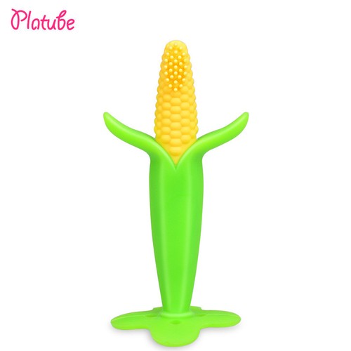 Safe Baby Teether Teething Dental Care Gift Chew Toys Silicone Toothbrush Babies