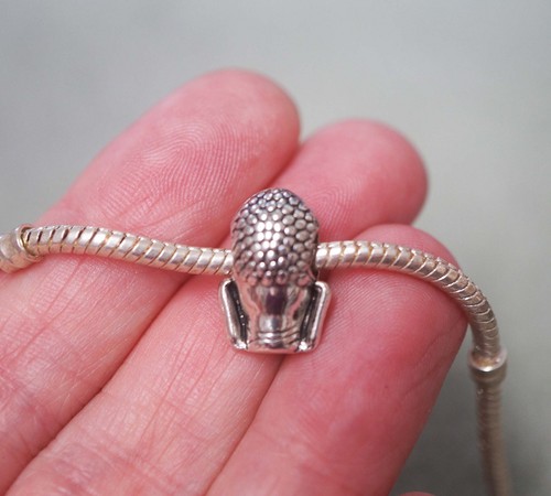 For Charm Bracelet Metal Antique Silver 1 Buddha Charm Bead