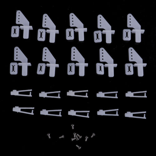Details about  / 10 sets medium lock on nylon control horn and clevis 21mm set rudder RC L4R/&A