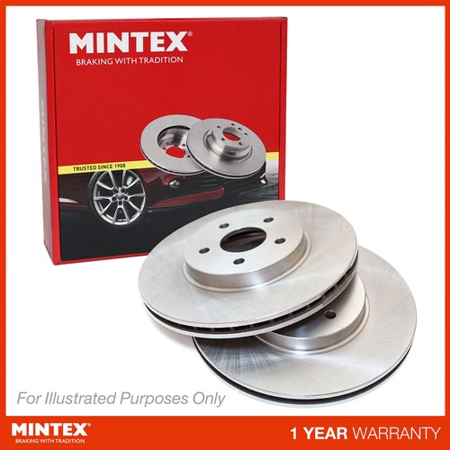 Fits Ford Galaxy MK3 2.0 TDCi Genuine Mintex Front Vented Brake Discs Set Pair