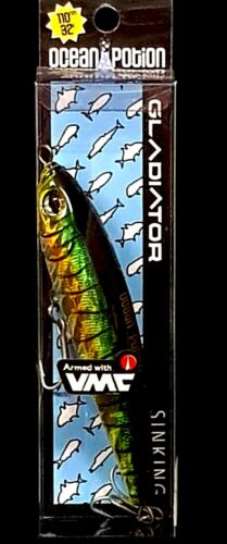 06-110mm FISHING LURE OCEAN POTION # 32g SINKING PENCIL STICK BAIT T/WATER 