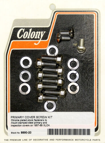 Harley 57-69 XLCH Primary Cover Kit Chr Colony 8890-20