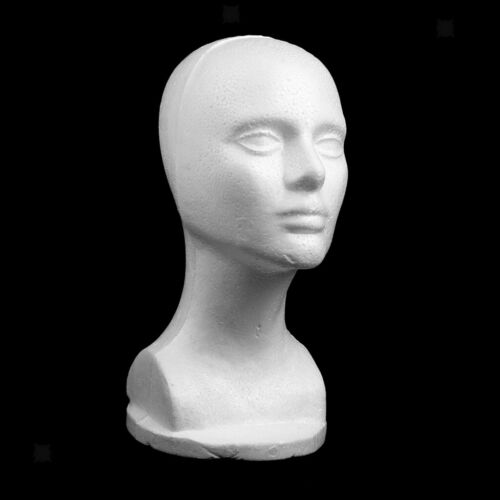 12 Inch Female Polystyrene Mannequin Mannequin Head with 