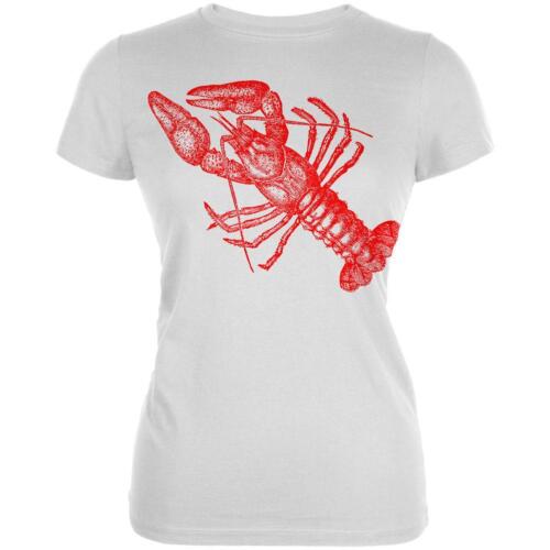 Lobster Crustacean Copperplate Juniors Soft T Shirt