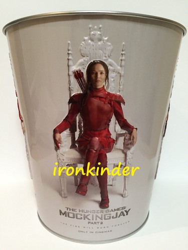 Hunger Games MockingJay Part 2 Graphic Promo Popcorn Tin Bucket