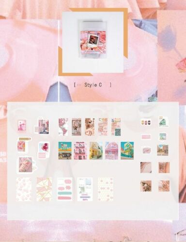 6Designs 30Pcs Light Pickup Kit Suit Scrapbooking Card Making Journaling Project 