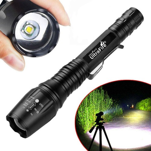 6x Tactical 18650 Aluminum Flashlight High Powered 5Modes Zoomable Torch US
