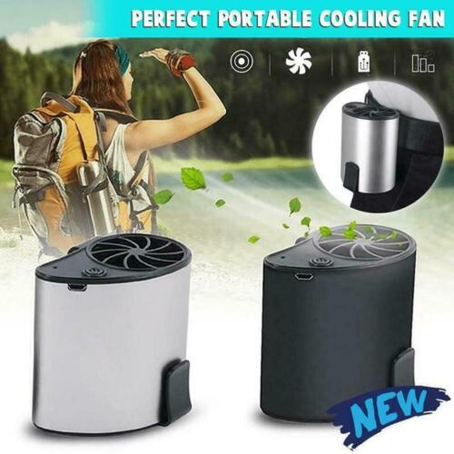 Mobile Air Conditioning Cooler USB Waist Fan Portable Mini Fan for Outdoor Hot