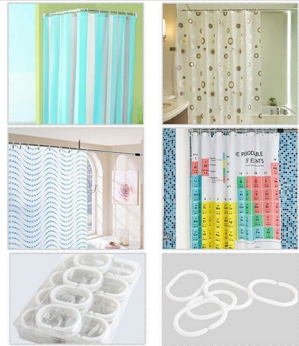 Zen Asian Buddha Spa Relax Shower Curtain Liner Bathroom Hooks Waterproof Fabric
