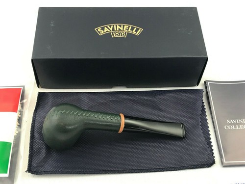 Savinelli Cricket 106 Leder Pfeife 9mm Filter pipe pipa Made in Italy