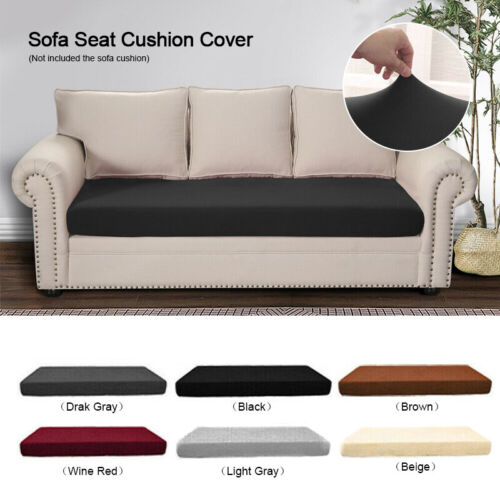 Fabric Stretchy Slipcovers Protector Sofa Seat Cushion Couch Loveseat Protection 