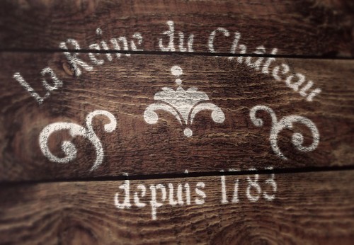 shabby chic Stencil französische vintage Schrift Schablone