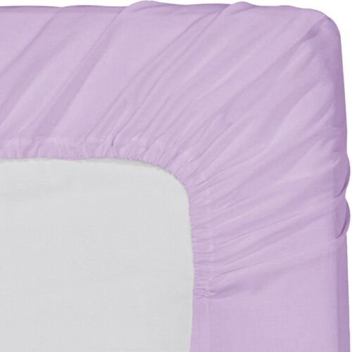 Gorgeous 1 PC Fitted Sheet 12" Deep Pocket 1000 TC Solid Colors King Size 