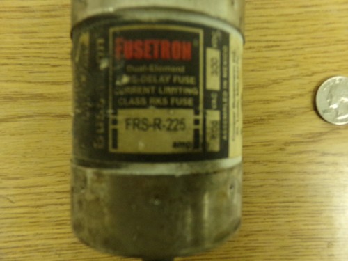 Fusetron FRS-R-225 Dual Element Time Delay Bussman Fuse *FREE SHIPPING*