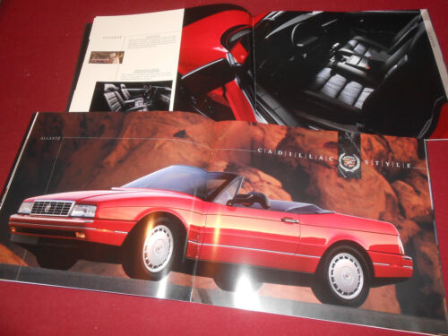 1991 CADILLAC TOURING SERIES HUGE 40 Page BROCHURE CATALOG PAINT COLOR CHIPS 