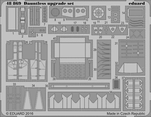 EDUARD 48869 Upgrade Set for Eduard Kit SBD-5 Dauntless in 1:48 