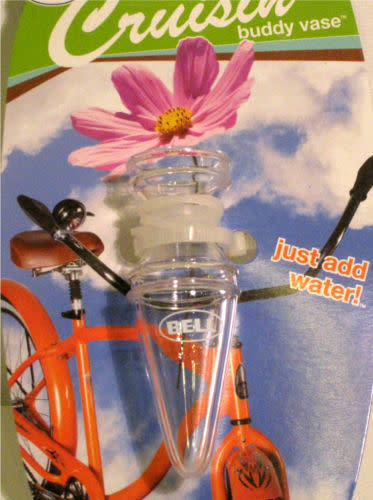 Bell Buddy guidon de vélo vase Facile Sur//Off Plastique Mignon Faux ou frais
