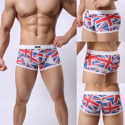 Hot Men/'s UK British Flag Union Jack Underpants Breathable Men Underwear C0410