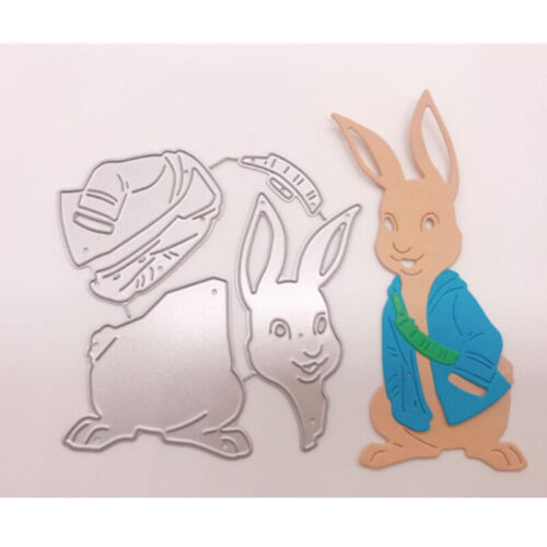 Metal Cutting Dies Easter Bunny Stencil DIY Scrapbooking Album Paper Card Making