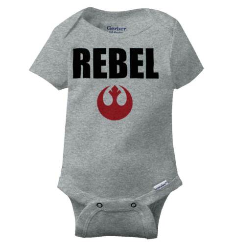 Cool Rebel Nerdy Space Gerber OnesieFunny Cute Galaxy Wars Joke Baby Romper 