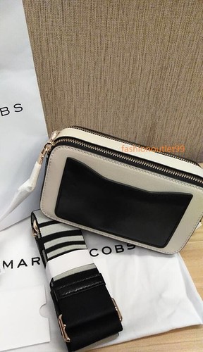 Hot sales MARC JACOBS Snapshot Small Camera Bag black white