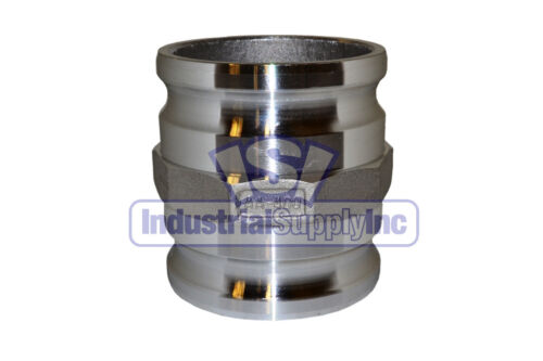 Camlock4/" Male to 4/" Male Spool AdapterAluminumIndustrial Supply