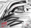 5pcs JDM Outside Mount Visor Rain Top Deflector Combo For Honda Ridgeline 06-14