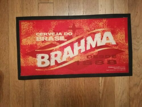 LAST ONE Man Cave Brahma Brasil Beer Mat 17 inches Great Gift,HOME BAR,home pub
