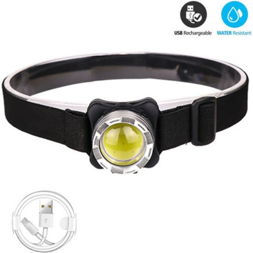 50000LM COB LED Headlamp USB Rechargeable Headlight Fishing Lamp Head Torch