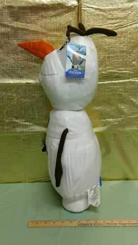 Disney FROZEN Olaf Snowman Large Plush Stuffed Animal Pillow Toy Doll NEW 24/"