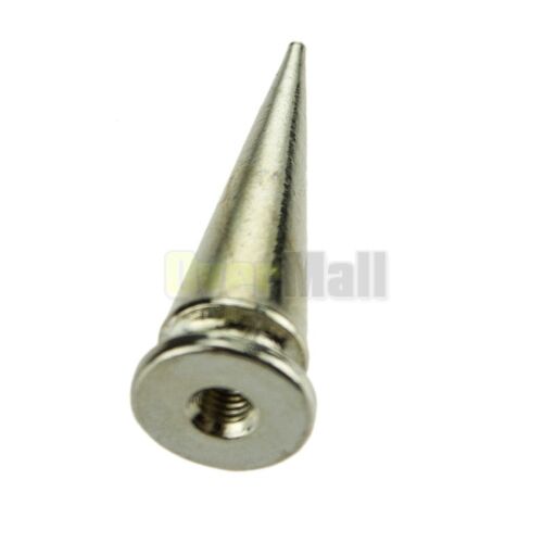 50Pcs 26mm Silver Spots Cone Screw Metal Studs Leathercraft Rivet Bullet Spikes