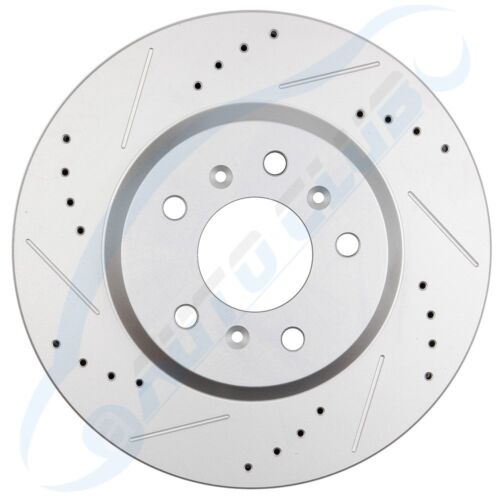 Front 303mm And Rear 278mm Brake Rotors For Impala Monte Carlo Drilled Vented