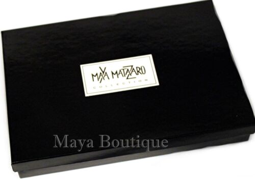 Gift Box Maya Matazaro Silk Scarf Wrap Sash Pastel Floral Green