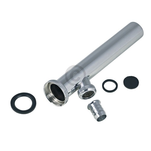 Verstellrohr 1 1//4/"x32mm mit Geräteanschluss chrom für Waschbeckensiphon Alterna