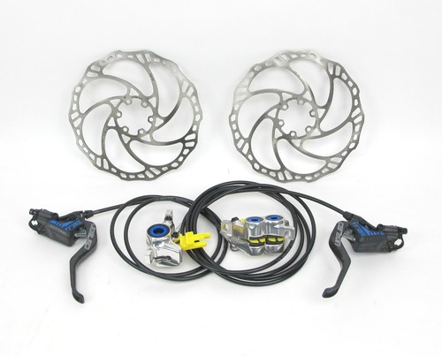Magura MT Trail Carbon Hydraulic MTB Disc Brakeset 180mm Rotors Front and Rear