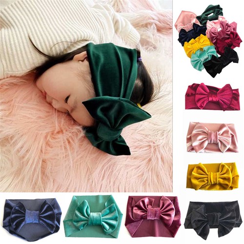 New Baby Girl Kids Toddler Bow Head Wrap Hair Band Turban Headband Accessories