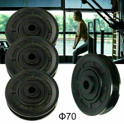 Universelle 70mm Lager Fitness Riemenscheibe Rad Kabel Gym Trainingsgeräte 
