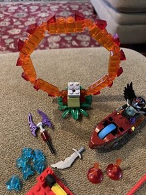 LEGO #70100 CHIMA Ring of Fire 100% complete With Manual (BH)